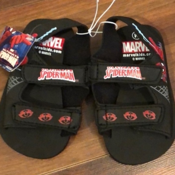 boys spiderman sandals
